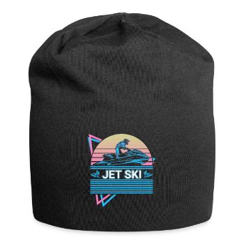 Jet Ski Retro - Jersey-Beanie - Schwarz - Vorne