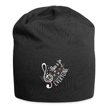 Professeur de musique Professeur de musique Professeur de musique - Bonnet en jersey - noir - Devant