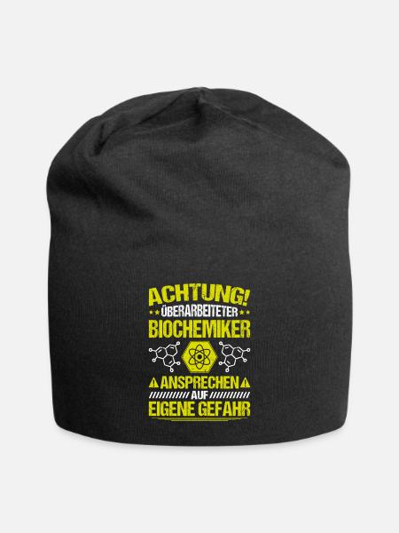 Biochemiker Biochemie Biochemistry Biochemist - Jersey-Beanie - Schwarz
