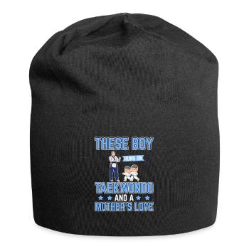 Taekwondo Mama - Jersey Beanie - black - Front