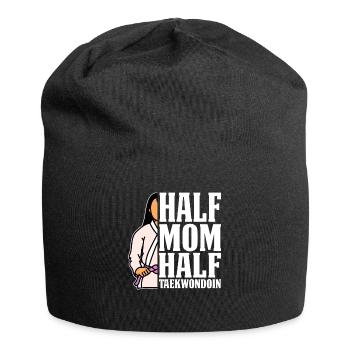 Taekwondo Taekwondo-Mama - Jersey-Beanie - Schwarz - Vorne