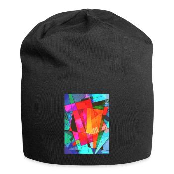 Avant Garde Aesthetic - Jersey-Beanie - Schwarz - Vorne