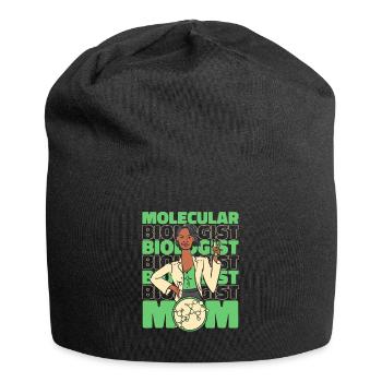 Biology Biologist Mama Molecular Biologist - Jersey Beanie - black - Front