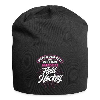 Field Hockey Indoor Field Hockey Field Hockey Players - Jersey Beanie - black - Front