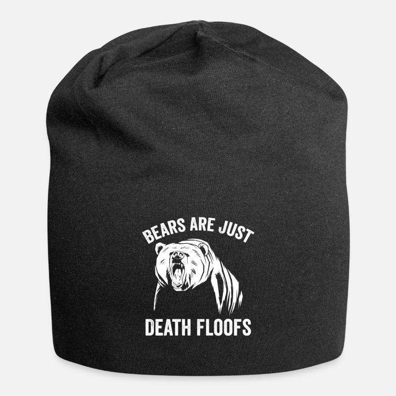 Les drôles d’ours ne sont que des nageurs de la mort - Bonnet en jersey - noir