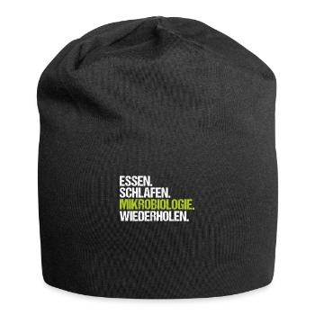 Mikrobiologie Mikrobiologe Biologie Biologe - Jersey-Beanie - Schwarz - Vorne