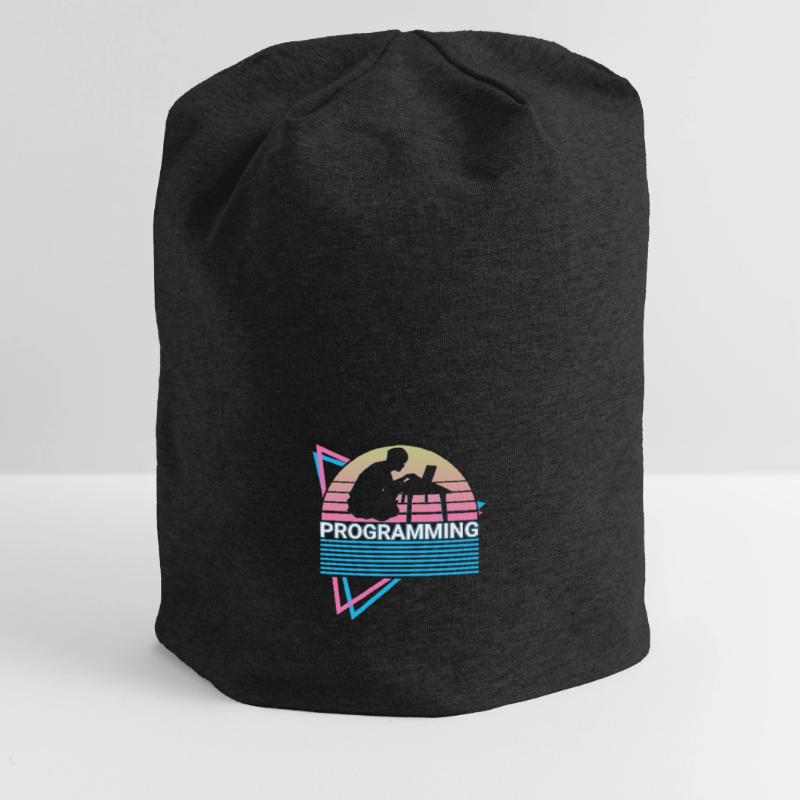 Programming Programmer Retro Jersey Beanie