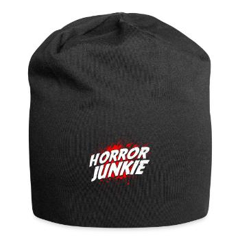 film d’horreur film d’horreur film d’horreur cadeau - Bonnet en jersey - noir - Devant