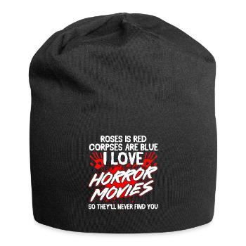 Horror Movie Spooky Movies Slasher Movie Gift - Jersey Beanie - black - Front