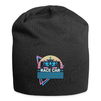 Racing Car Retro - Jersey Beanie - black - Front