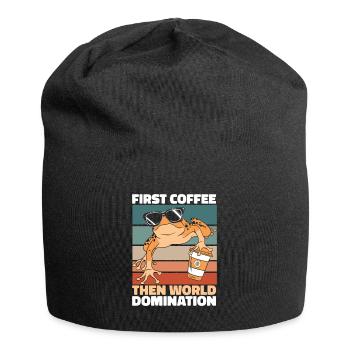 Poison Frog Coffee Sunglasses - Jersey Beanie - black - Front