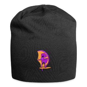 Wing Surf Wing Foil Wing Surfing - Jersey Beanie - black - Front