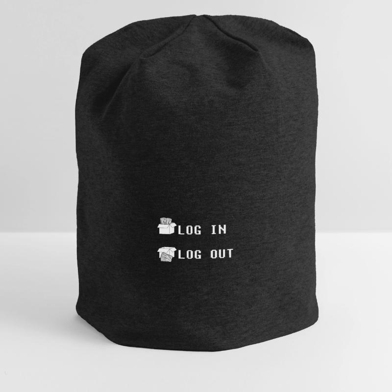Developer Coder Programmer Log in Coding Jersey Beanie