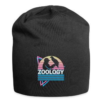 Zoologie Zoologiste Rétro - Bonnet en jersey - noir - Devant