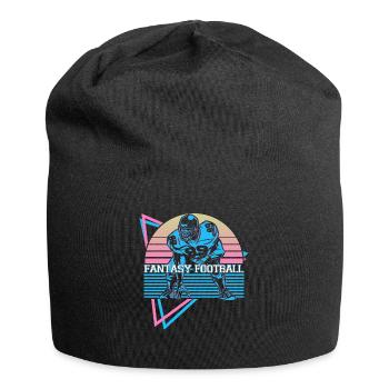 Fantasy Football Spieler Retro - Jersey-Beanie - Schwarz - Vorne