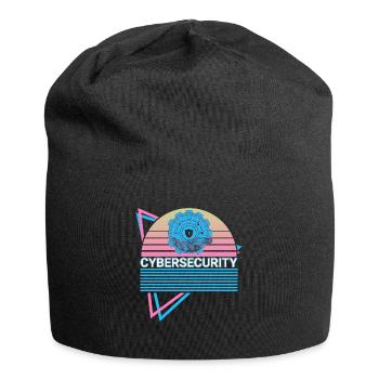 Cybersécurité Sécurité informatique Cybersécurité - Bonnet en jersey - noir - Devant