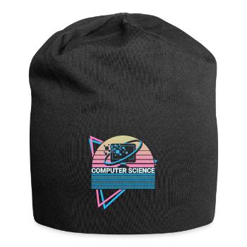 Computer Science Retro - Jersey Beanie - black - Front
