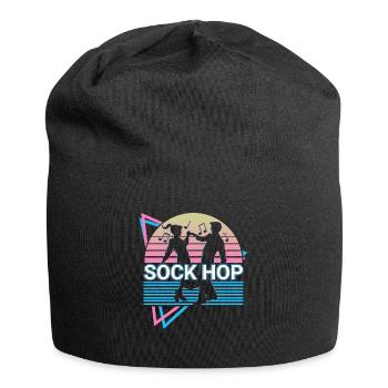 Sock Hop Retro - Jersey Beanie - black - Front