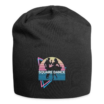 Square Dance Square Dancing Retro - Jersey-Beanie - Schwarz - Vorne