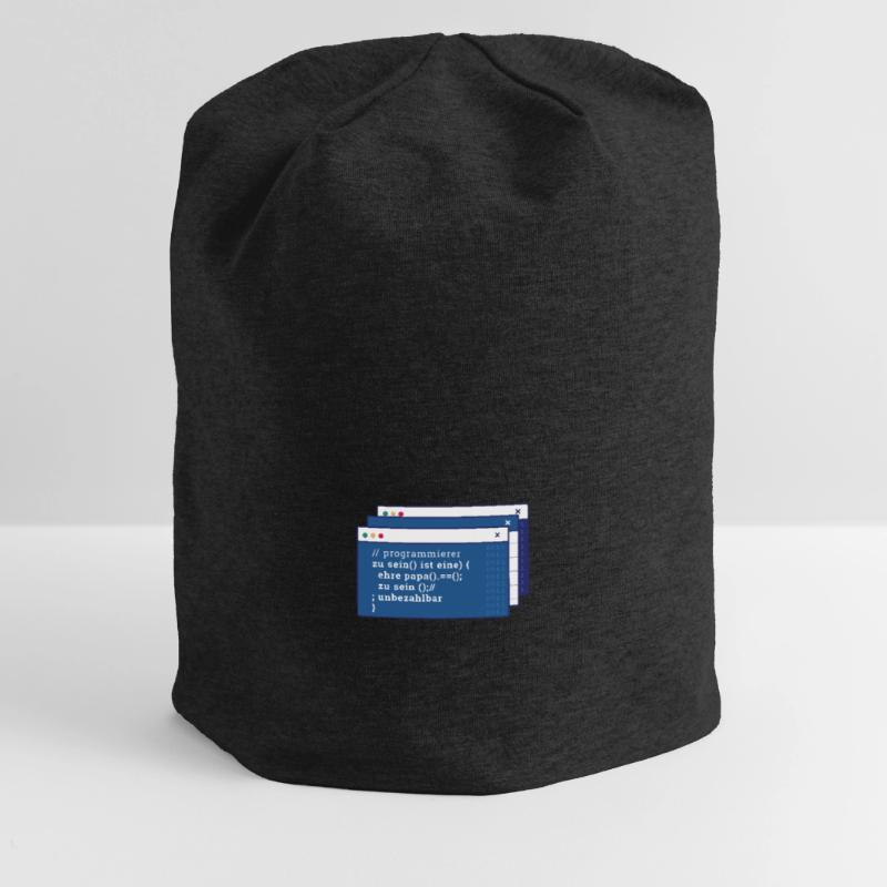 Entwickler Coder Programmierer Vater Jersey-Beanie