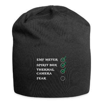 Ghost Hunter, compteur EMF, caméra thermique - Bonnet en jersey - noir - Devant