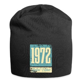 1972 Anniversaire de naissance Année de naissance - Bonnet en jersey - noir - Devant