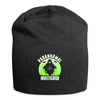 Geisterjagd Paranormal Investigator - Jersey-Beanie - Schwarz - Vorne
