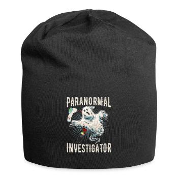 Geisterjagd Paranormal Investigator - Jersey-Beanie - Schwarz - Vorne