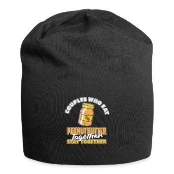 Peanut Butter Pair - Jersey Beanie - black - Front
