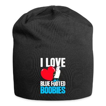 Tölpelvogel Seevogel Tölpel Geschenk - Jersey-Beanie - Schwarz - Vorne