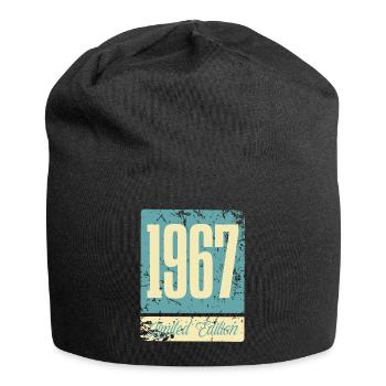 1967 Geboren Geburtstag Geburtsjahr - Jersey-Beanie - Schwarz - Vorne