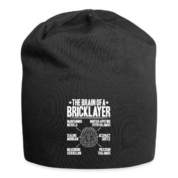 Master Masonry Masonry Bricklayer Mason - Jersey Beanie - black - Front