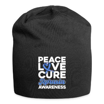 Apraxia Consciousness Blue Ribbon Apraxia Surviving - Jersey Beanie - black - Front