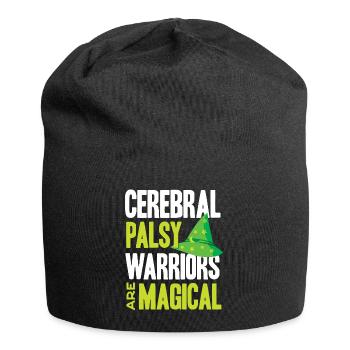 Hebral palsy, cerebral palsy consciousness - Jersey Beanie - black - Front