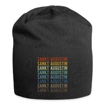 Sankt Augustin Town Rétro Vintage - Bonnet en jersey - noir - Devant