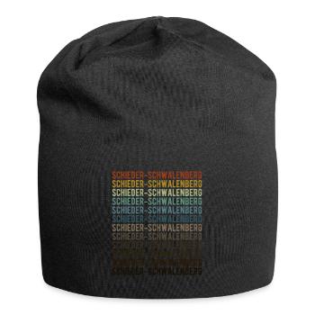 Schieder-Schwalenberg Stadt Retro Vintage - Jersey-Beanie - Schwarz - Vorne