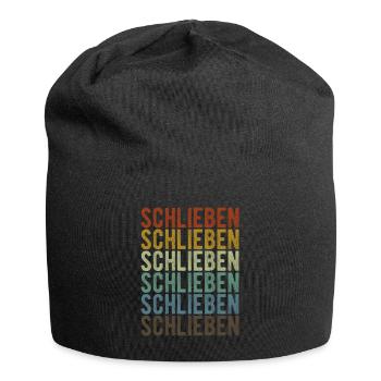 Schlieben City Retro Vintage - Jersey Beanie - black - Front