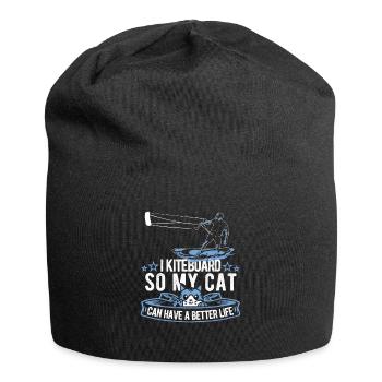 Kitesurfer Kitesurf Kitesurf Cat - Bonnet en jersey - noir - Devant