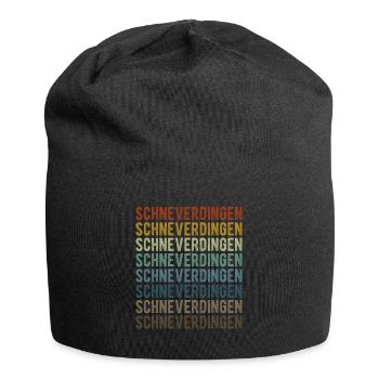 Schneverdingen City Retro Vintage - Jersey Beanie - black - Front