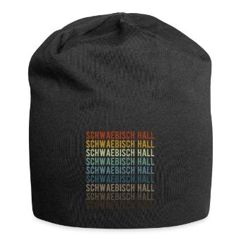 Schwaebisch Hall City Retro Vintage - Jersey Beanie - black - Front