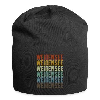 Weißensee Town Retro Vintage - Jersey Beanie - black - Front