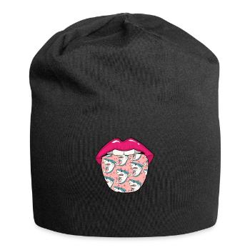 Shark Tongue - Jersey Beanie - black - Front