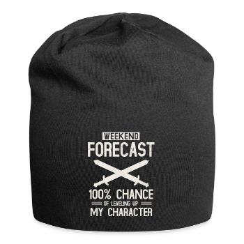 Larp, Larping, Role Play - Jersey Beanie - black - Front