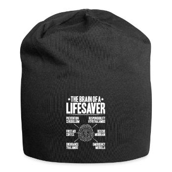 Rettungsschwimmer Wasserrettung Lifesaver - Jersey-Beanie - Schwarz - Vorne