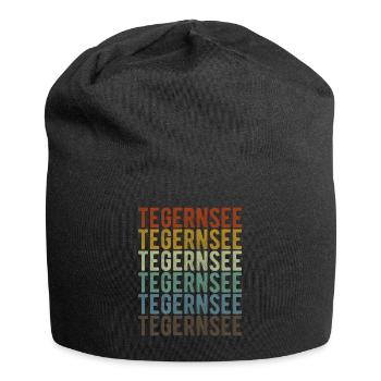 Tegernsee City Rétro Vintage - Bonnet en jersey - noir - Devant