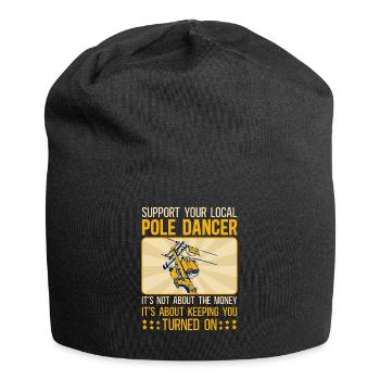 High Voltage Electrician Power Grid - Jersey Beanie - black - Front