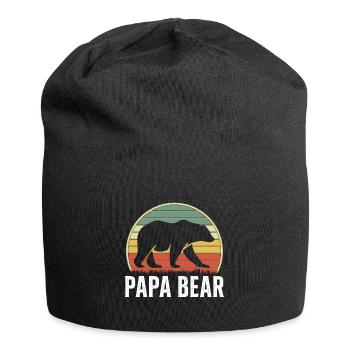 Papa Ours Papa Fier Papa Fier Papa - Bonnet en jersey - noir - Devant