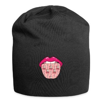 Bassiste Guitare basse Langue basse - Bonnet en jersey - noir - Devant