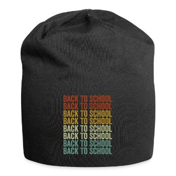 Back to school - Jersey Beanie - black - Front