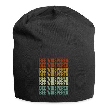 Bee Whisperer Beekeeper Honey lover H - Jersey Beanie - black - Front